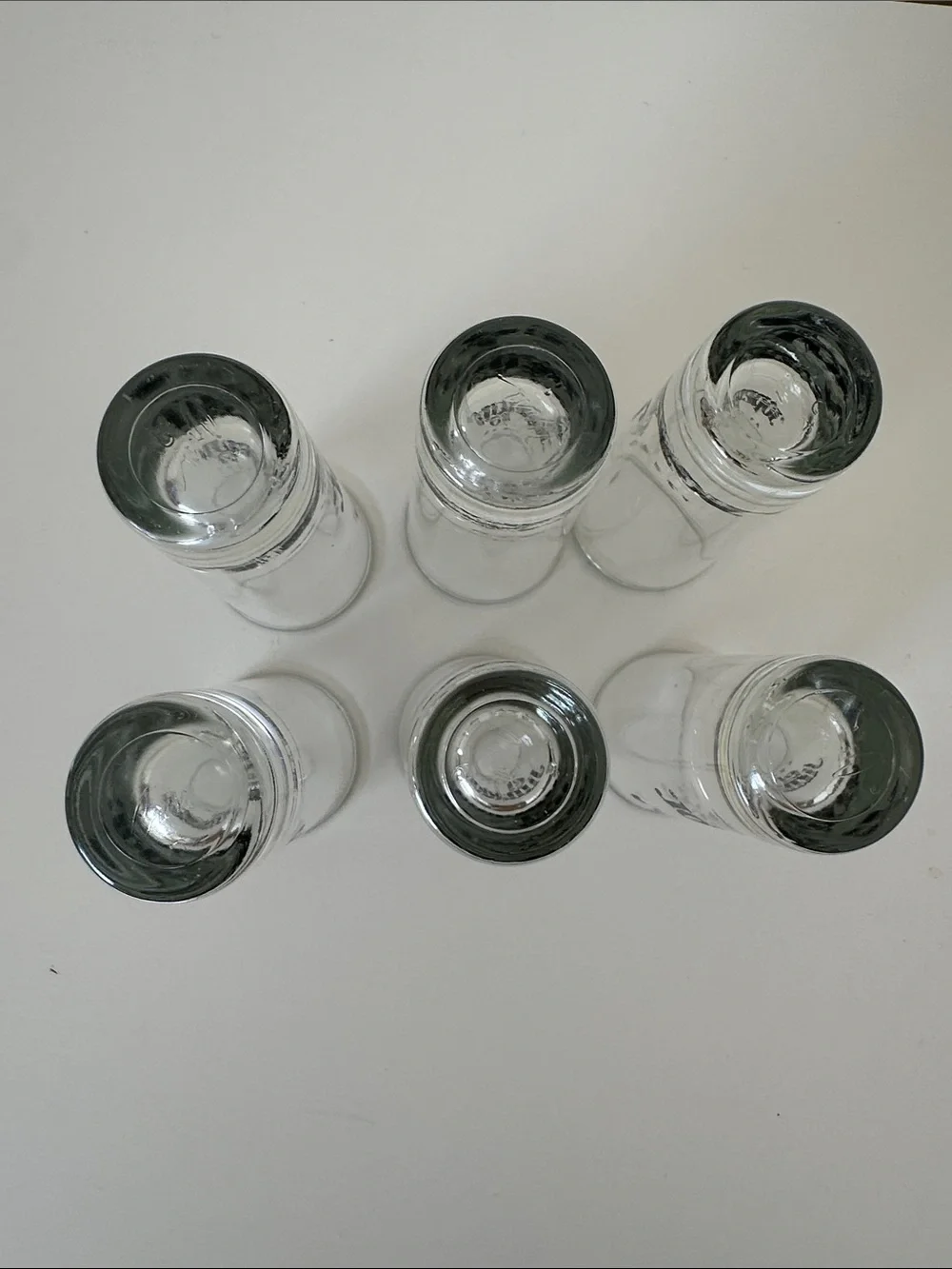 El Jimador Tequila Clear Heavy- Base Shot Glasses - Set of 6